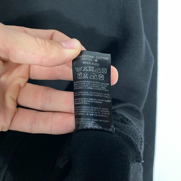 Marcelo Burlon Bird of Paradise Shoulder Print Cotton Fleece Crewneck mens Small - Picture 6 of 7